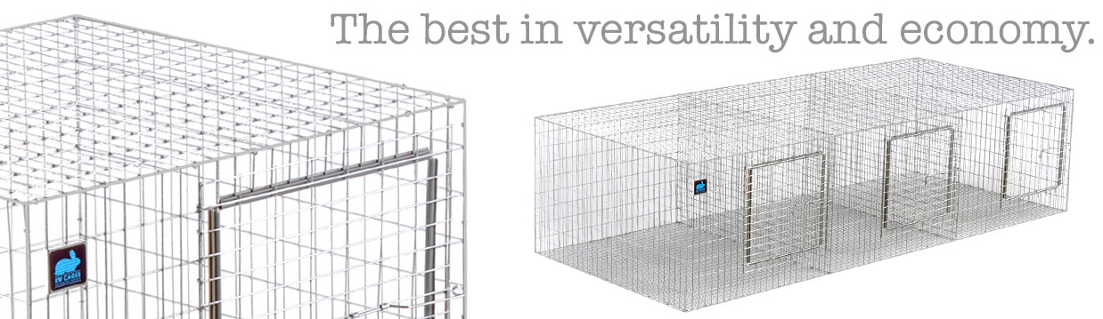 Modular Wire Rabbit Cages