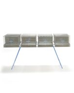 Assembled Rack with Transport Cages