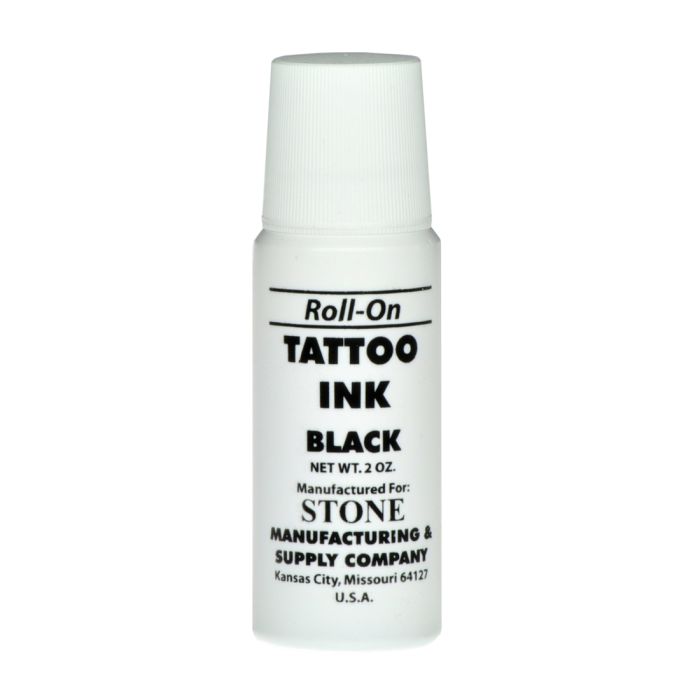 Stone Tattoo Roll-on Black Ink, 2 oz