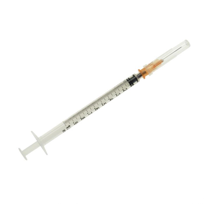 Syringe w/ Needle, 1 - 3 cc