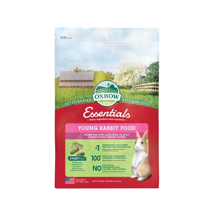 High fiber clearance rabbit pellets