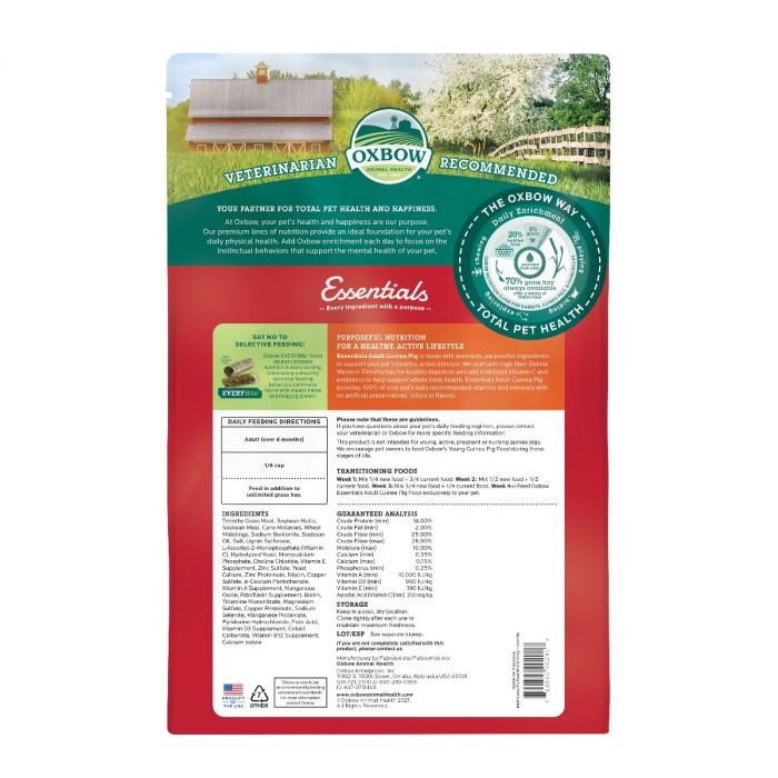 guinea pig pellets ingredients
