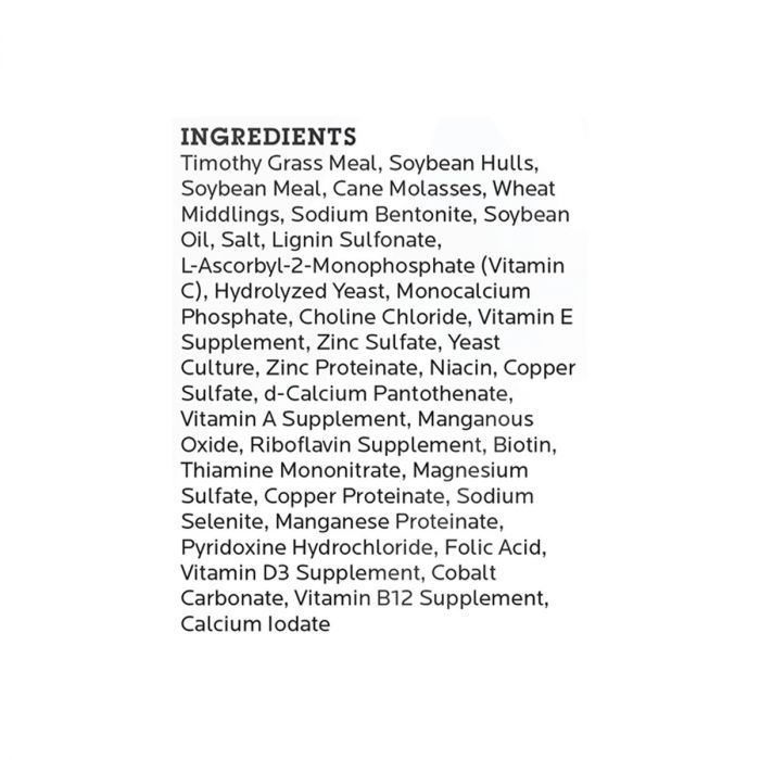 guinea pig pellets ingredients
