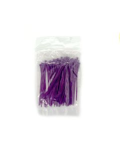 4" Cable Ties, Purple 100/ct
