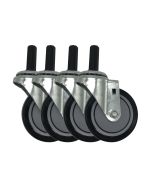Apartment Cage Caster Kit, 4" (Set of 4)