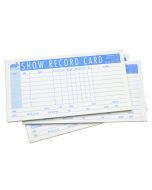 SHOW RECORD BLANK, PAD OF 25