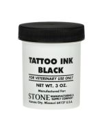 STONE TATTOO BLACK SEMI-PASTE INK, 3 OZ