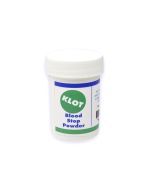 KLOT BLOOD STOP POWDER, 1/2 OZ.