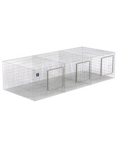 72 X 24 X 18 (3X) MODULAR WIRE RABBIT CAGE