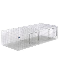 72 X 30 X 18 (2X) MODULAR WIRE RABBIT CAGE