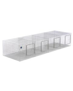 96 X 30 X 18 (4X) MODULAR WIRE RABBIT CAGE