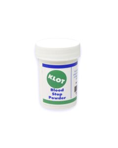 KLOT BLOOD STOP POWDER, 1/2 OZ.