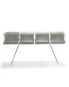 Assembled Rack with Transport Cages