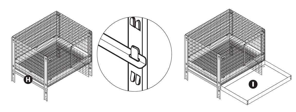 Example of Attaching Tray Slides